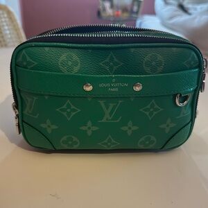 Kelly green Louies Vuitton Crossbody bag